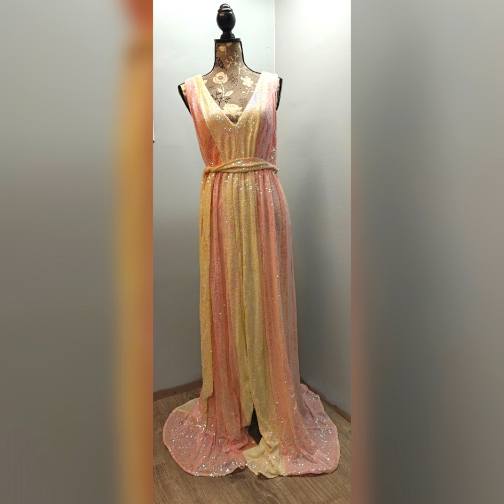 Badgley Mischka Sequin Gown